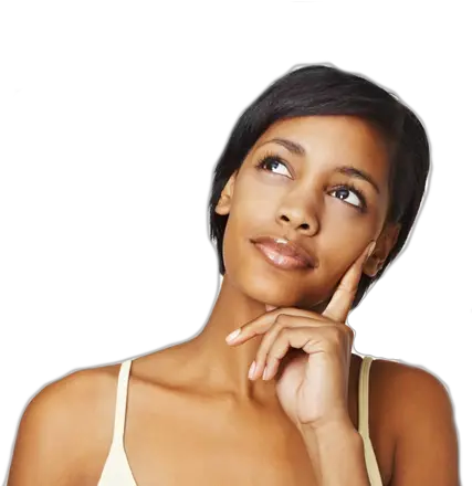 Transparent Background Png Image Thinking Face Black Person Thinking Transparent