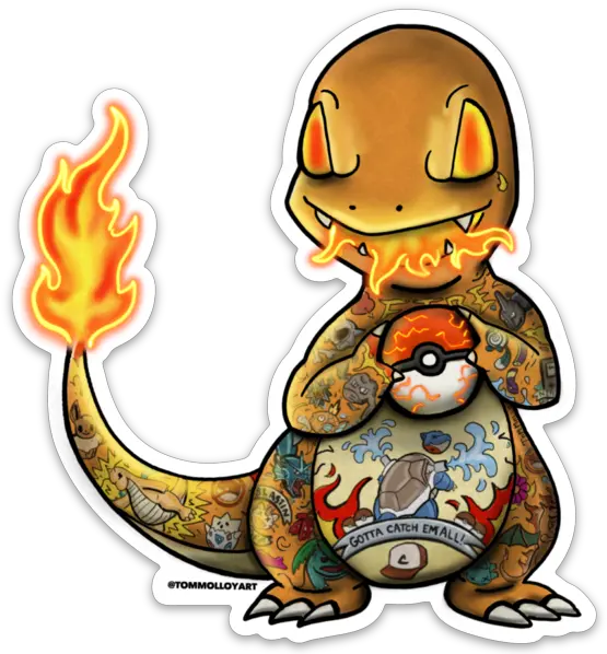 Stickers Artwork Png Charmander