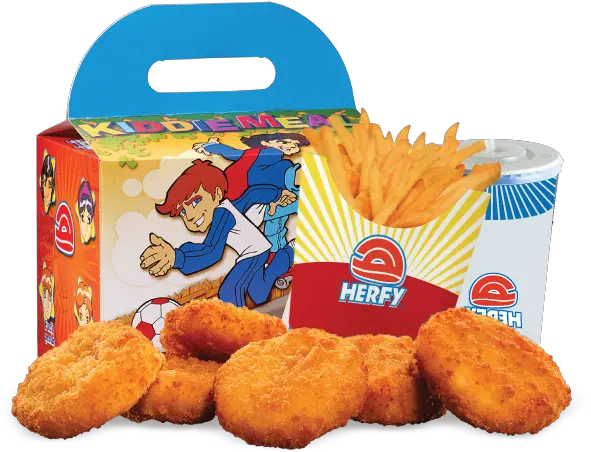 Chicken Nuggets Herfy Kiddie Meal Girl Png Chicken Nugget Png