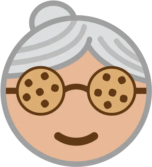 Cookie Grandma By Charles Scheuer Smiley Png Grandma Png