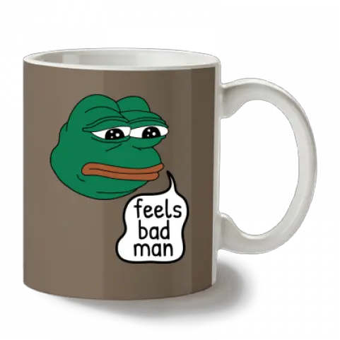 Pepe Meme Feels Bad Man Kop Mug Png Feelsbadman Png