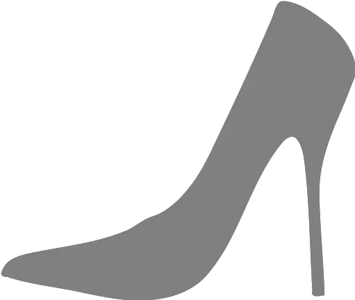 Gray Shoe Icon Free Gray Clothes Icons Transparent Background High Heel Png Heels Icon