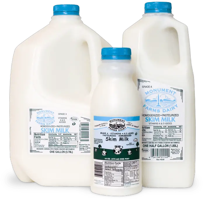 Local Skim Milk Monument Fresh Vermont Dairy Distributor Plastic Bottle Png Milk Jug Png