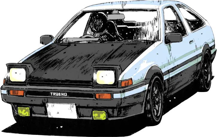 Rx7 Drawing Fc3s Picture Initial D Ae86 Drawing Png Initial D Logo