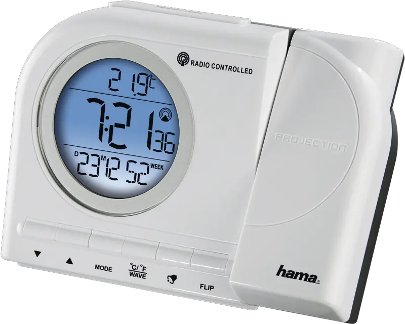 00104952 Hama Rcr 110 Projection Alarm Clock Hamacom Medical Equipment Png Digital Clock Png