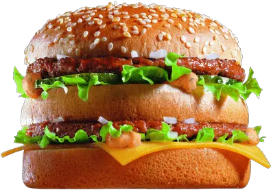 Big Mac Close Up Transparent Png Hamburger Png Mcdonalds Png