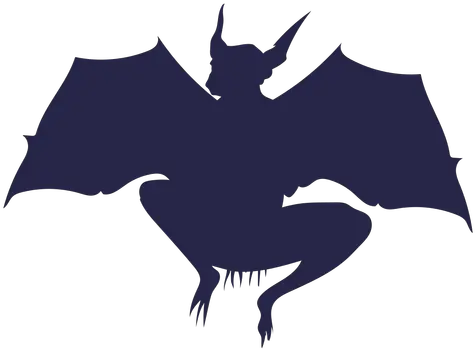 Creature Bat Silhouette Transparent Png U0026 Svg Vector File Mythical Creature Bat Silhouette Png