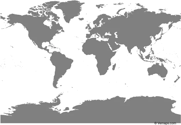 Vector Maps Of The World Free World Map Vector With Antarctica Png Earth Map Png