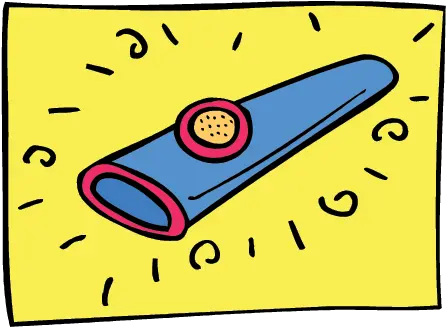 Stock Image Of A Blue Kazoo Png Files Kazoo Clipart Kazoo Png