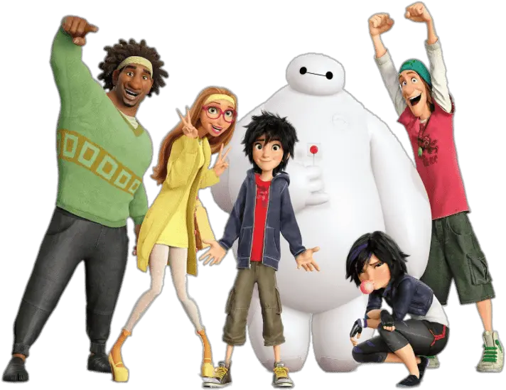 Big Hero 6 Characters Transparent Png Stickpng Big Hero 6 Disney Characters Big Png