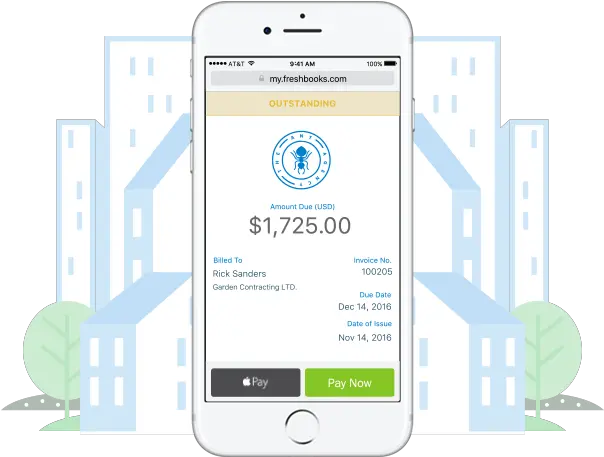 Apple Pay With Freshbooks Iphone Png Apple Pay Png