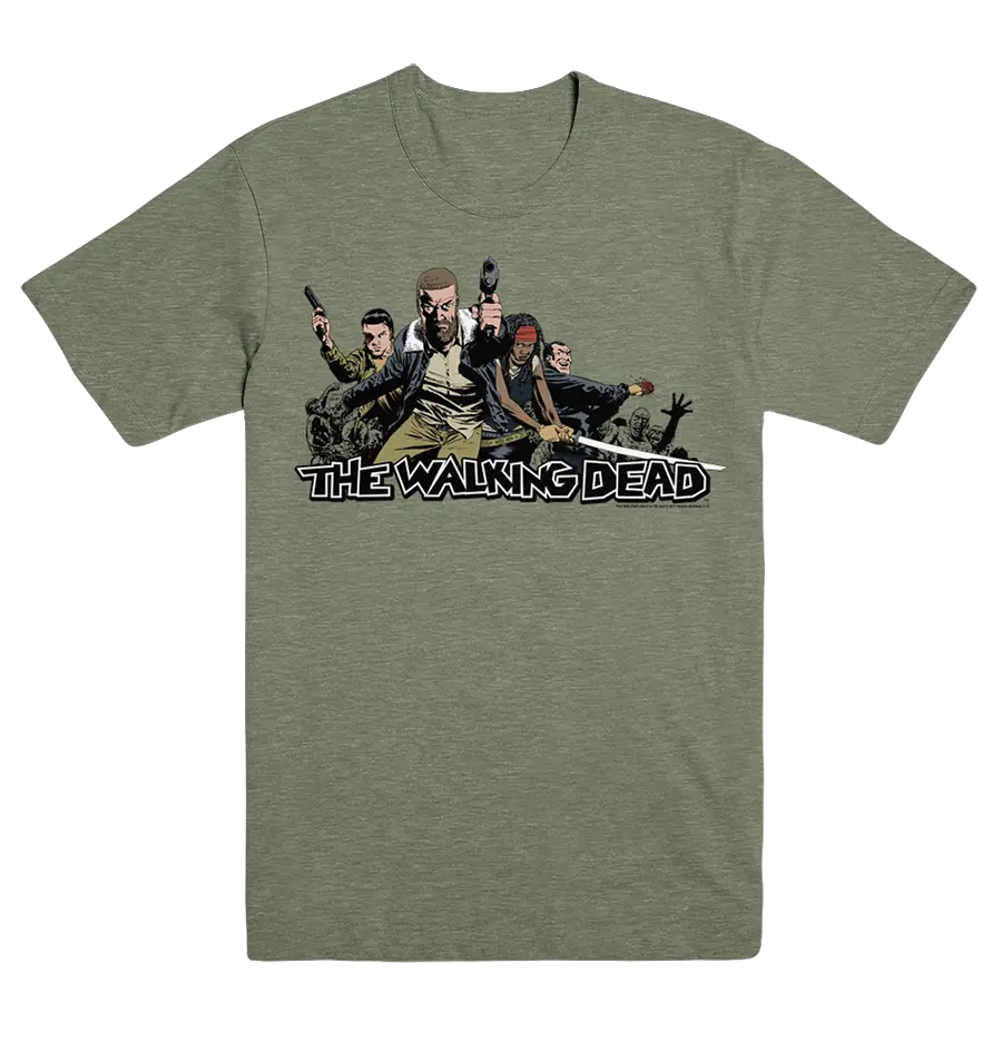 The Walking Dead Ensemble T Shirt Telltale Walking Dead Shirt Png Walking Dead Logo Png