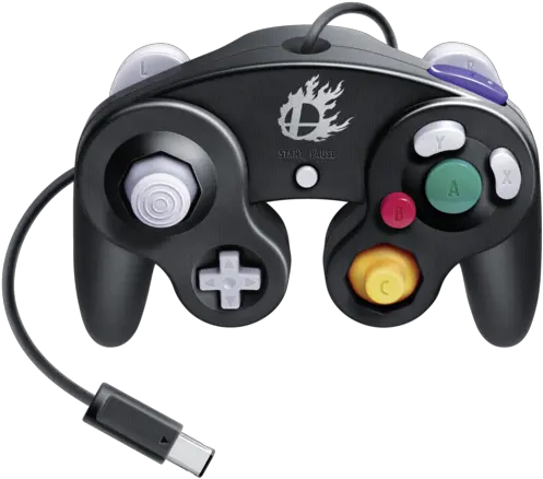 Nin Wii U Gamecube Controller Smash Smash Bros Gamecube Controller Png Gamecube Controller Png