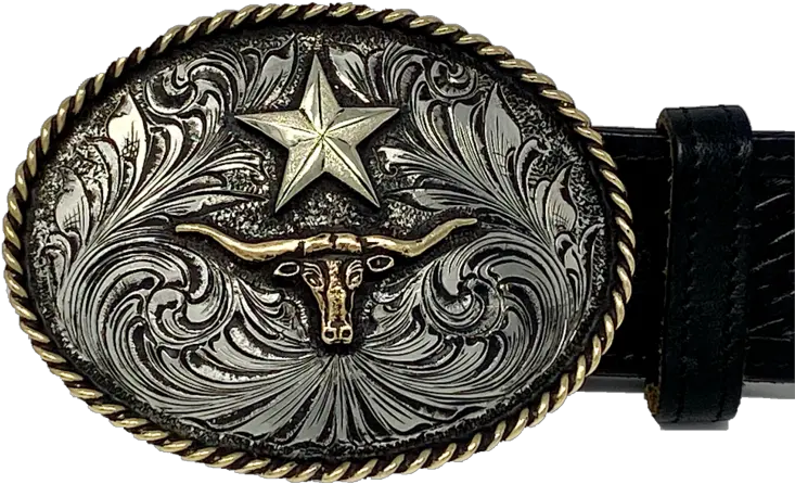 Texas Star U0026 Longhorn Buckle U2013 Republic Boot Co Belt Png Texas Star Png