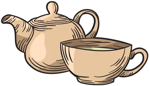 Hand Drawn Tea Pot Cup Transparent Png U0026 Svg Vector File Hand Drawn Tea Png Tea Cup Transparent