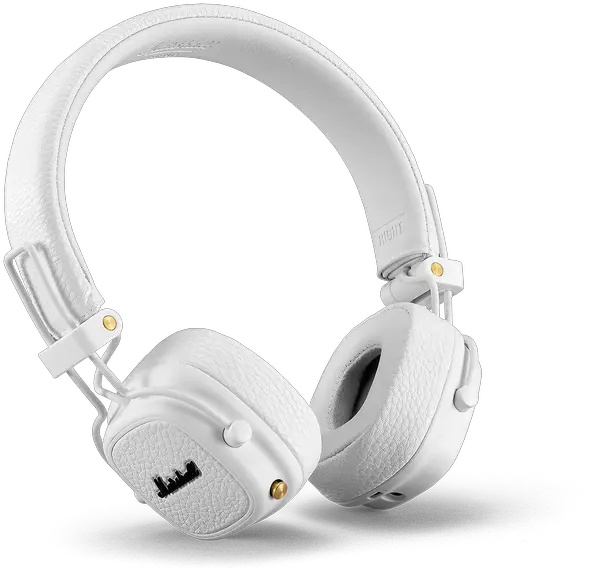 Marshall Major Iii Bluetooth Wireless Ear Headphones White Marshall Major Iii Png White Headphones Silhouette Png