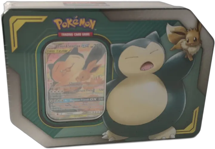 Pokemon Tag Team Gx Tin Eevee U0026 Snorlaxgx Pokémon Ruby And Sapphire Png Snorlax Png