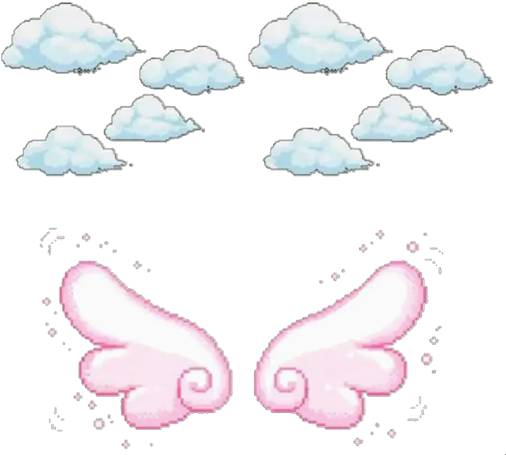 Download Overlay And Pixel Image Transparent Cloud Gif Pixel Png Cloud Overlay Png