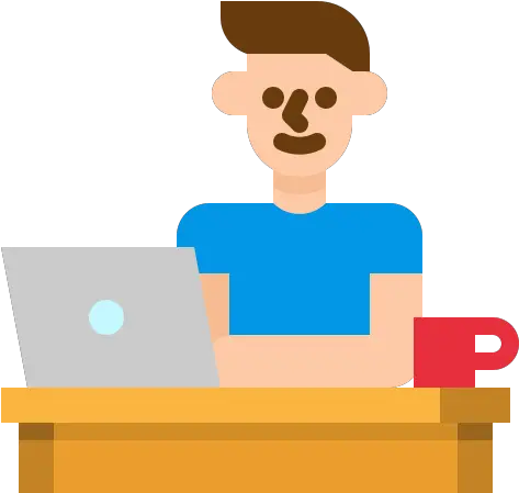 Working Free People Icons Office Worker Png Person Vs Computer Icon