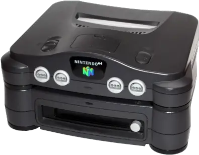 64dd With Nintendo64 Nintendo 64 Disk Drive Png Nintendo 64 Png