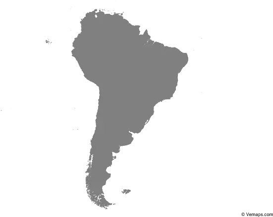 Outline Map Of South America South America Map Vector Png South America Png