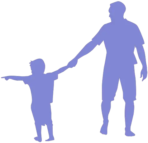 Transparent Png Svg Vector File Silueta Padre E Hijo Png Father And Son Png