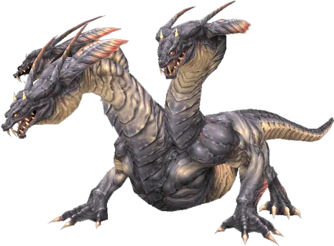 Download Hd Hydra 1 Hydra Final Fantasy Transparent Png Dragon Chimera Final Fantasy Png