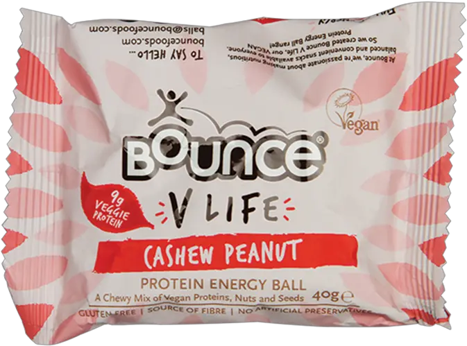Download Bounce V Life Cashew Peanut Protein Energy Ball Paper Png Energy Ball Png