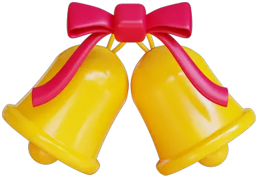 Christmas Yellow Bell 3d Illustrations Designs Images Girly Png Christmas Bell Icon