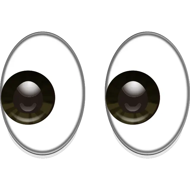 Download Eyes Emoji Icon Transparent Background Eyes Emoji Png Eye Emoji Transparent