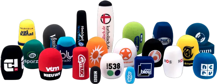 Plopkappennl Foam Printed Microphone Windshields Radio 538 Png Microphone Logo