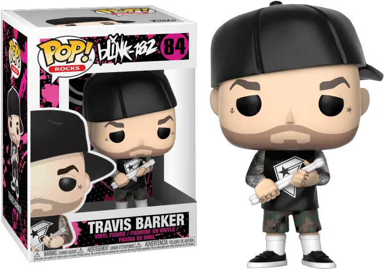 Blink 182 Travis Barker Funko Pop Vinyl Blink 182 Funko Pop Png Travis Touchdown Png