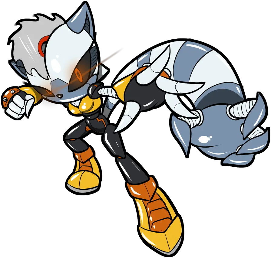 Download Mecha Tangle Eggman Tangled Robots Roll Ups Eggman As A Mobian Png Robot Transparent Background