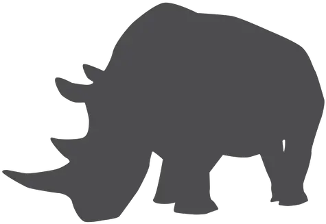 Rhinoceros Rhino Horn Silhouette Transparent Png U0026 Svg Transparent Rhino Silhouette Png Rhino Png