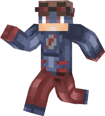 Kid Flash Clone Minecraft Skin Minecraft Png Kid Flash Png