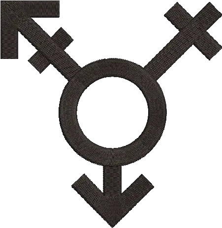 Pin Transgender Symbol Embroidery Patch Png Male Gender Icon