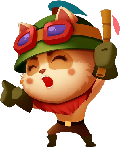 Vk Sticker Cartoon Png Teemo Png