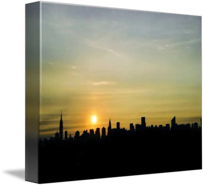 New York City Skyline Sunrise Png New York Skyline Silhouette Png