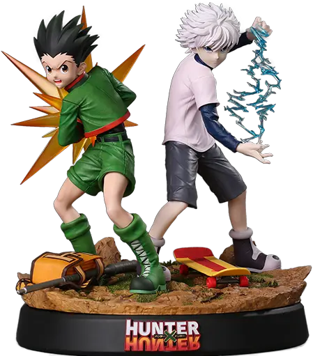 Hunter X Gon Killua Statue Gon And Killua Art Png Killua Transparent