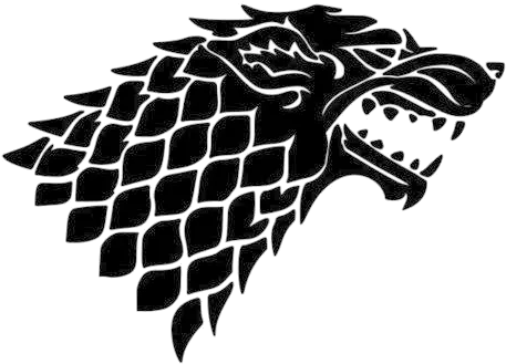 Game Of Thrones Direwolf House Stark Gra 1069590 Png Game Of Thrones Stark Vector Stark Png