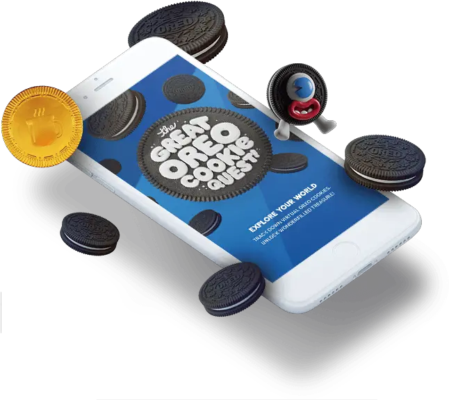 The Great Oreo Cookie Quest App Gravity Jack Portfolio Oreo Cookie Quest Png Oreo Transparent