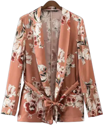 Women Pants Floral Printed S M L Jacket Png Png Bloggers