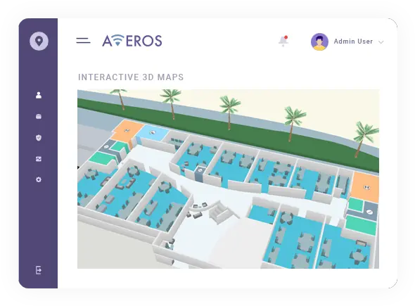 Navibees Indoor Positioning U0026 Navigation Averos Vertical Png 3d Map Icon Clipart