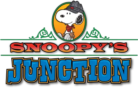Snoopyu0027s Junction Carowinds Cartoon Png Snoopy Transparent