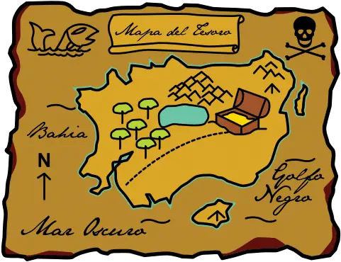 Treasure Map In Arasaac Global Symbols Clip Art Png Treasure Map Png