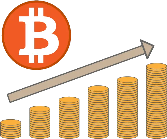 Rising Free Illustration Image Icon Picture Bitcoin Logo Png Bitcoin Png