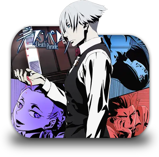 Death Parade Shinraïdesu Poster Death Parade Png Anime Folder Icon Spring 2016