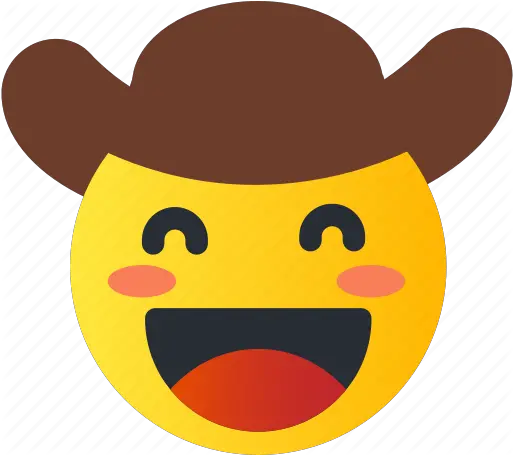 Avatar Cowboy Emoji Emoticons Cartoon Png Cowboy Emoji Png