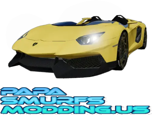 Lamborghiniaventador Others Papa Smurf Modding Automotive Paint Png Lamborghini Icon