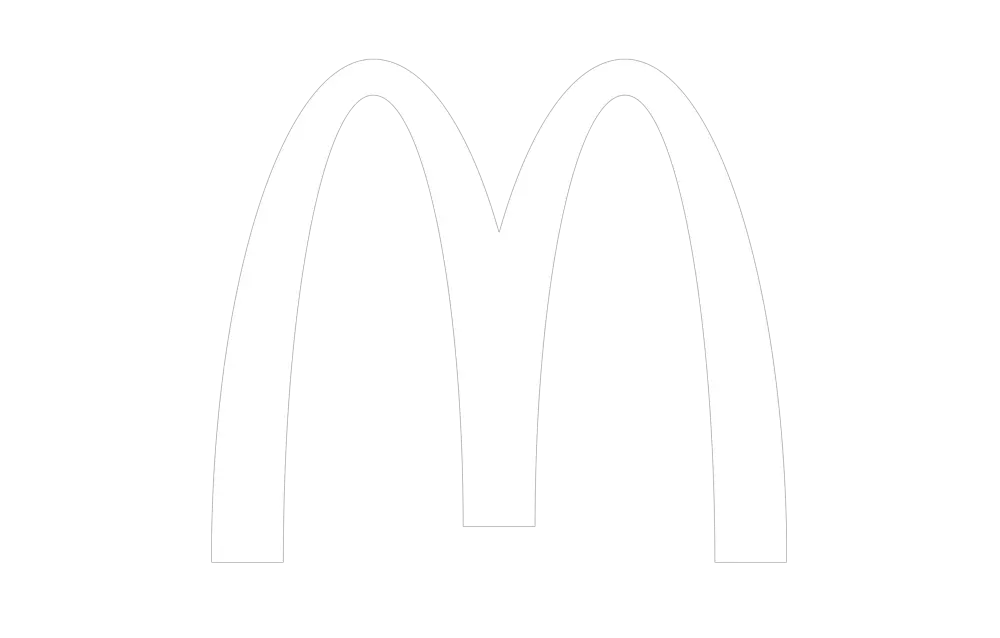 Mcdonalds Logo White Transparent Png Mcdonalds White Logo Mcdonald Logo